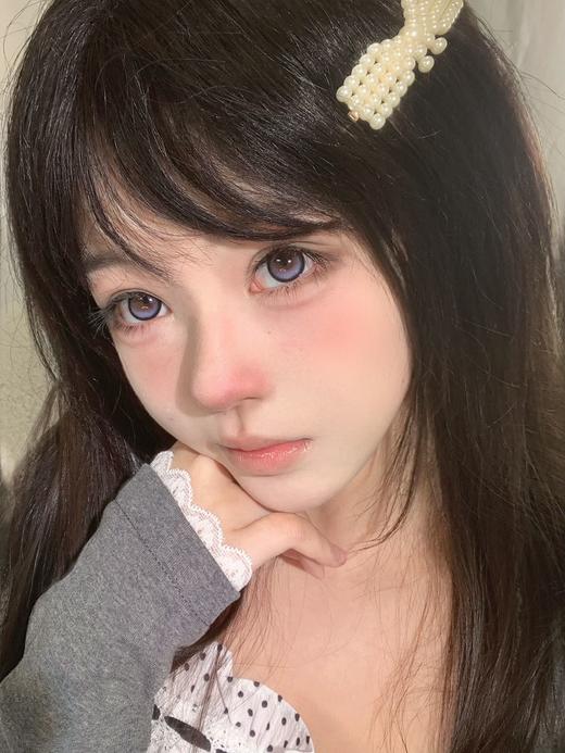 mimipark半年抛 糕手小兔/鲨手小熊 渐变蓝紫/灰粉 14.5mm 【敏感眼不可】 商品图6