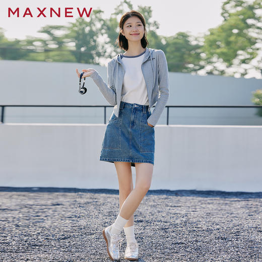 【茄克】短款修身连帽外套1P1223102 商品图4