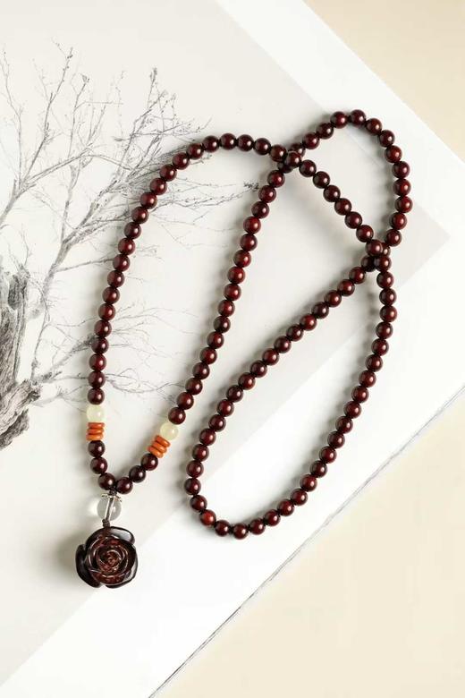 小叶紫檀原创【洛玫】手串6mm108颗 商品图1