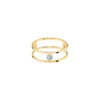 订购6周到｜La Brune et La Blonde-HULA HOOP solitaire-18K黄金 0.1克拉钻石 戒指［法国设计师］ 商品缩略图0