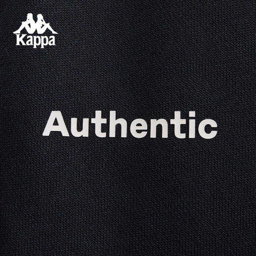 Kappa卡帕背靠背新款运动长裤女复古针织直筒裤松紧腰休闲跑步裤K0F22AK81 商品图3