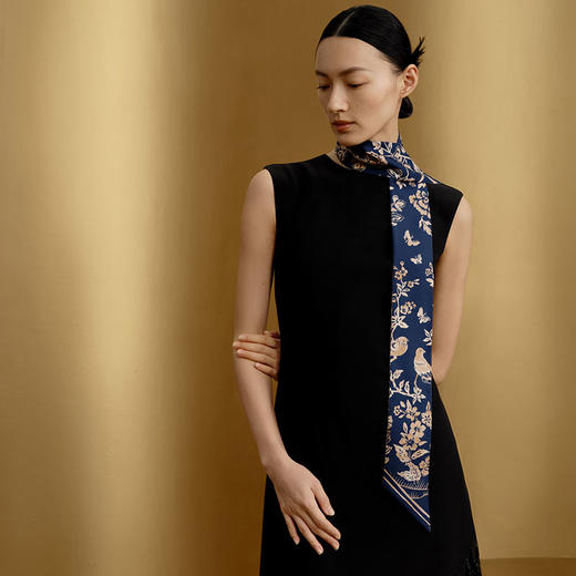 凤凰之家“凤栖梧桐”斜巾 商品图0