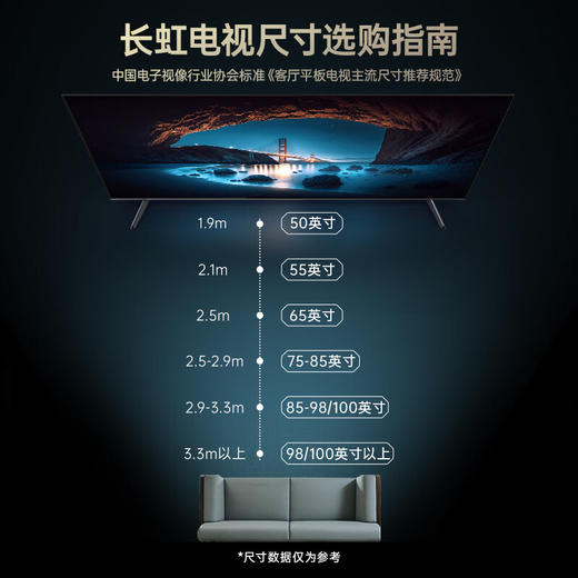 长虹电视100D8 MAX 100英寸 MiniLED巨幕大屏 98英寸+智能液晶会议平板电视 家电以旧换新一级能效补贴 商品图8