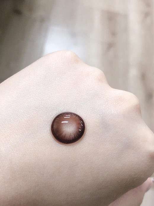 KiraFairy旗下 | 奶糖薯泥&麦芽糖栗 14.5mm白狮参考着色大直径  | 日抛 一盒10片装 商品图6