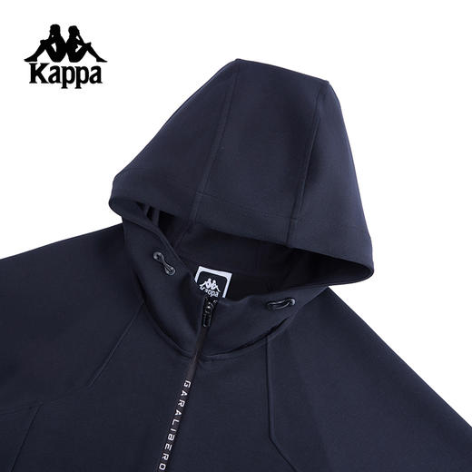 Kappa卡帕背靠背针织开身帽衫男款复古运动开衫卫衣休闲外套上衣K0F12MK40 商品图2