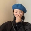 丁摩 羊毛贝雷帽女生冬季百搭蓓蕾帽日系文艺复古画家帽子4ZF-123004 商品缩略图0