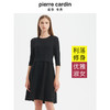 皮尔卡丹女装连衣裙 通勤淑女经典圆领修身小黑裙C44DL82B0
 商品缩略图0