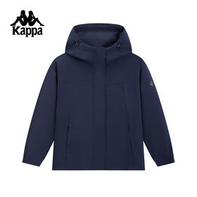 Kappa卡帕背靠背新款运动防风衣女户外防泼水防油污连帽夹克外套K0F22FJ22