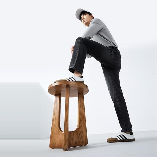 柒牌莱卡水洗牛仔长裤男2025春季新款时尚潮流休闲百搭男士直筒裤	128H70730 商品图3