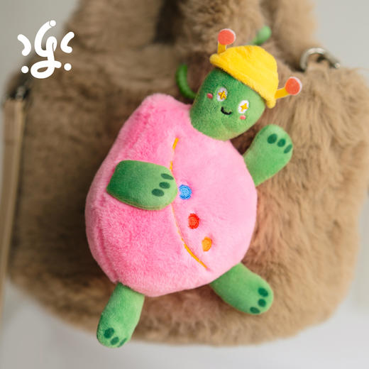 古古楽可爱萌趣招财毛绒挂件  招财虎健康桃龟 商品图2