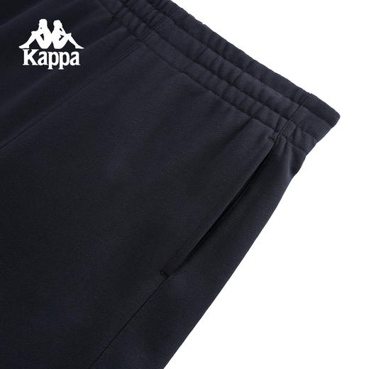 Kappa卡帕背靠背新款运动长裤女复古针织直筒裤松紧腰休闲跑步裤K0F22AK81 商品图2