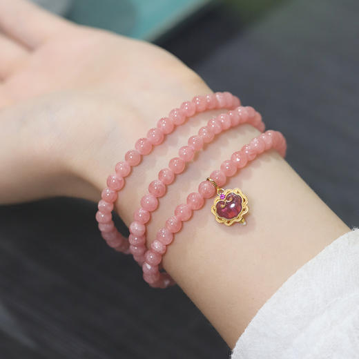 【手串】红纹石多圈手串5mm 商品图1