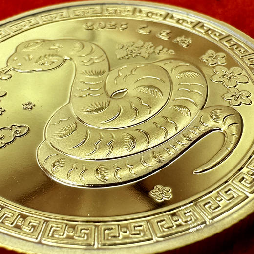 2025蛇年生肖纪念币+纪念章套装 带封装盒 商品图9