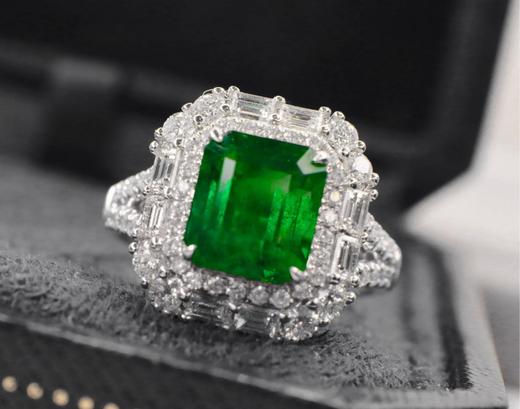 2.8ct刻面祖母绿戒指 商品图2