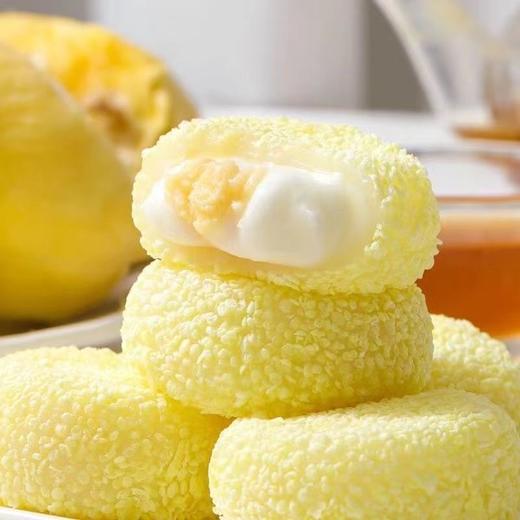 【29.9抢40包❗️榴莲夹心雪媚娘】糯叽叽网红牛奶爆浆泡芙榴莲，层次丰富，软糯Q弹不粘牙，老少皆宜休闲糕点心小零食整箱下午茶解馋QQ 商品图0