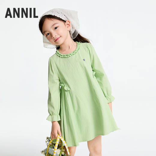 女童长袖连衣裙春季新款安奈儿童装实体店同款XG513513 商品图1