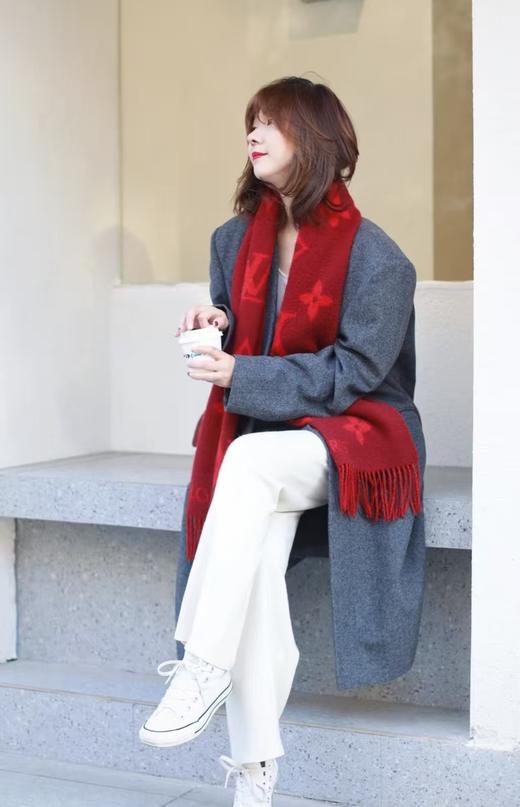 高档围巾礼盒装羊绒真丝超软糯亲肤围巾 商品图1