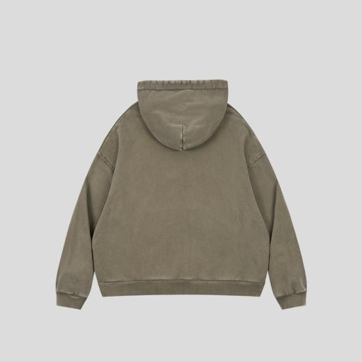 GOODBAI 916 星星logo水洗连帽毛边oversize卫衣 商品图4