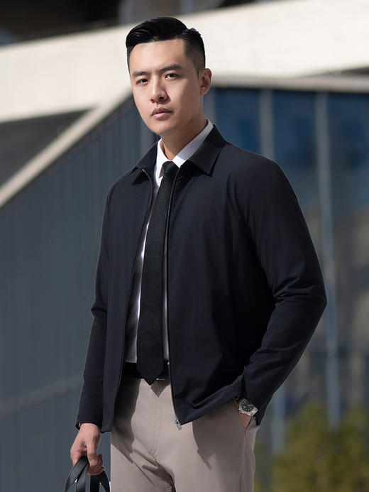 龙牙暗之黑豹轻量翻领夹克 商品图0