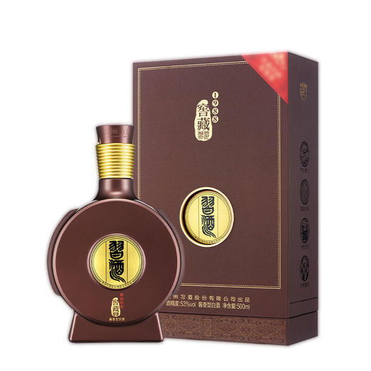 习酒窖藏1988 （四盒装）酱香型白酒 53度 500ml*1瓶 商品图0