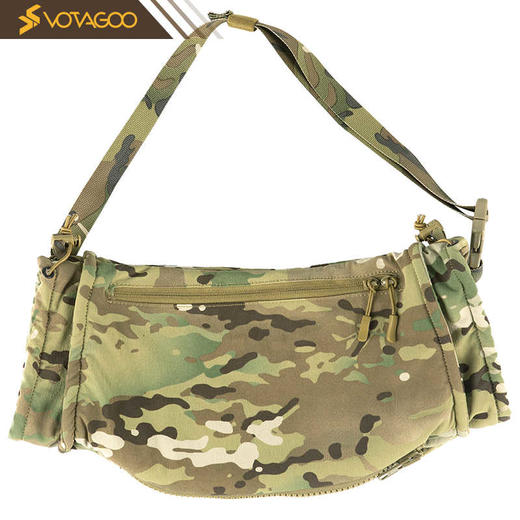 【加绒加厚 冬季户外保暖】战术可挂脖暖手袋（暗夜/CP/棕色）ds 商品图0