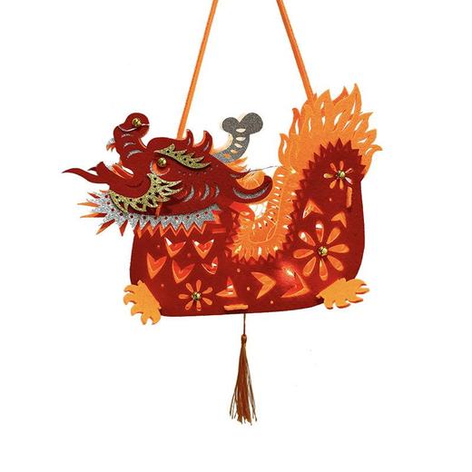 阿波罗兔新年艺术春节灯笼四角六角宫灯传统花灯幼儿diy手工元宵 商品图4