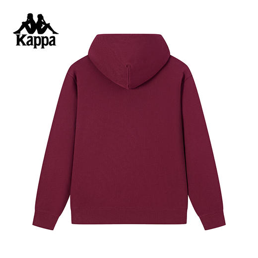 Kappa卡帕背靠背男款针织开身帽衫新款纯棉运动外套休闲开衫卫衣K0F12MK30 商品图1