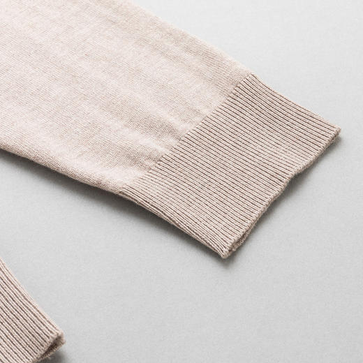 【含桑蚕丝绵羊毛】罗蒙经典常青款针织衫毛衣秋冬打底衫男毛衣男 商品图7