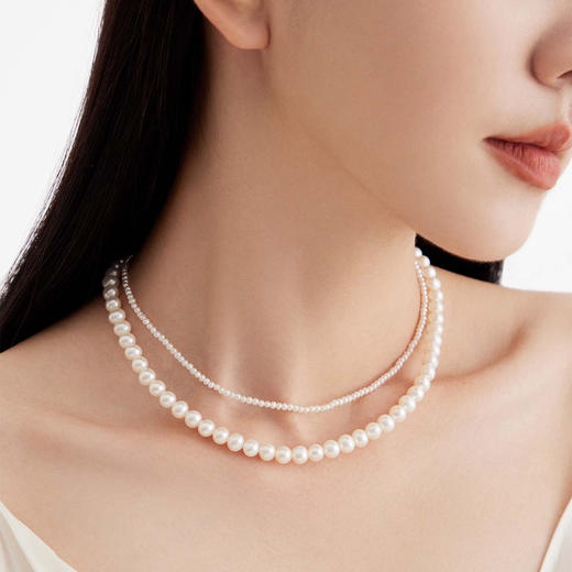 T80185-A-X026T00208001 周大福CHOW TAI FOOK 至真系列优雅复古明珠链18K金珍珠项链-T80185 商品图3