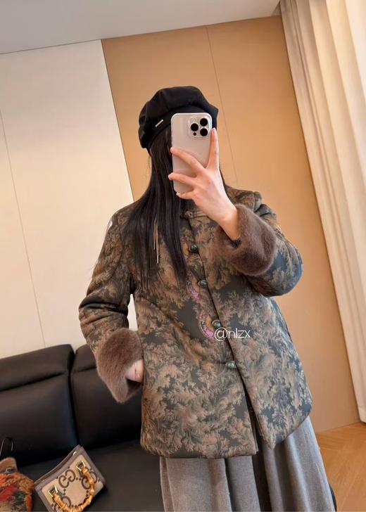 国风妈妈婆婆奶奶姥姥过年加绒加厚棉衣 商品图3