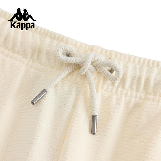 Kappa卡帕背靠背运动长裤女新款复古纯棉针织束脚裤松紧腰跑步裤K0F22AK30 商品图3