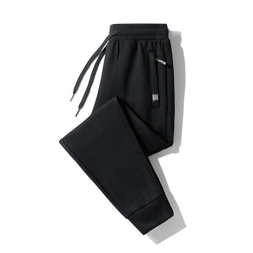 丁摩 春秋运动休闲裤男士纯棉男款卫裤秋季宽松裤子大码直筒长裤子男4ZF-708 商品图8