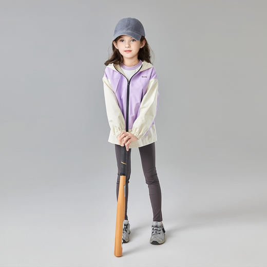 笛莎Deesha 童装女童外套2025春新款拼色工装风外套 商品图2