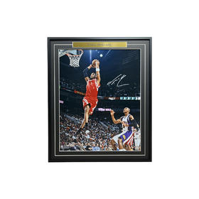 收藏系列 麦迪 火箭队 双手扣篮 亲笔签名照片