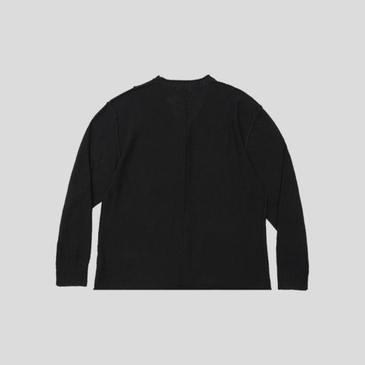 GOODBAI 916 菱形撞色提花毛边仿珍珠扣针织开衫 商品图4