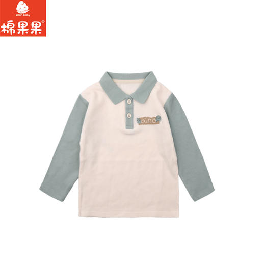 棉果果春季新品商场同款男童撞色拼接POLO衫M112140225129 商品图3