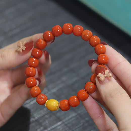 【手串】南红老型珠手串 商品图4