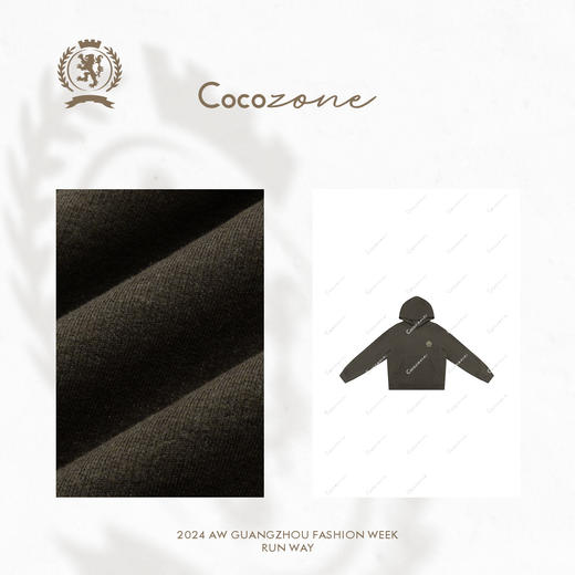 COCO ZONE ”英伦学院“ 100棉设计感连帽卫衣CC2C2283 商品图2
