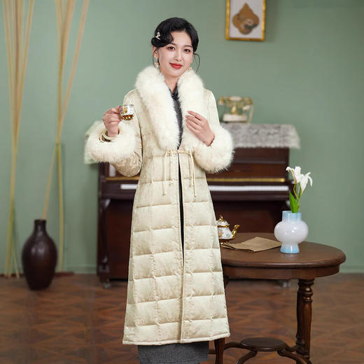 改良日常旗袍外披国风加绒保暖新中式XL1173 商品图0