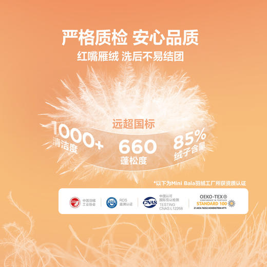 【热Hi2.0】迷你巴拉男女童发热抗寒羽绒服宝宝亲子羽绒外套 商品图1