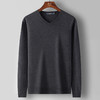 【含桑蚕丝绵羊毛】罗蒙经典常青款针织衫保暖毛衣秋冬打底衫毛衣男 商品缩略图3