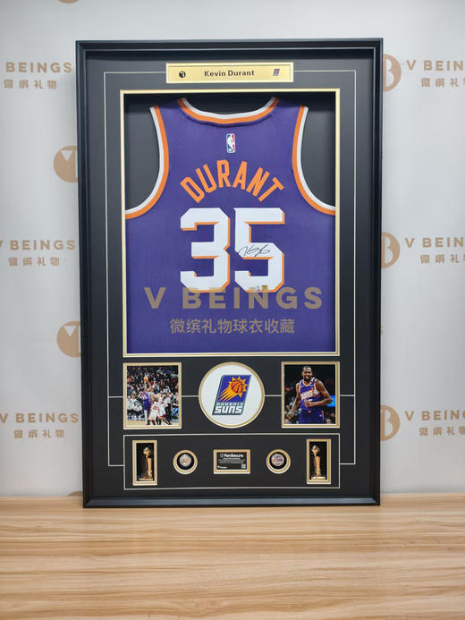 收藏系列 杜兰特 太阳队35号紫色 亲笔签名球衣 商品图1