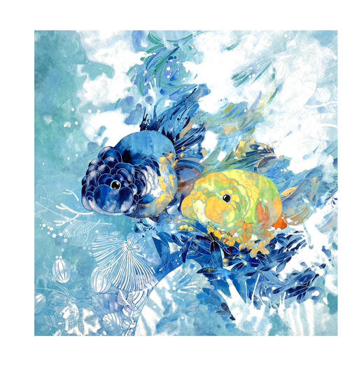 刘畅《云蓝金辉》原作 商品图0