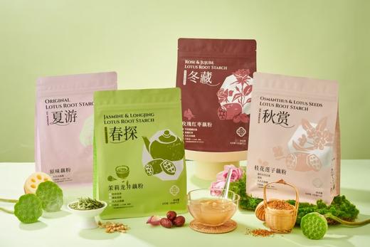 江南四雅藕粉速溶小袋装方便早餐420g/袋/12包 商品图4