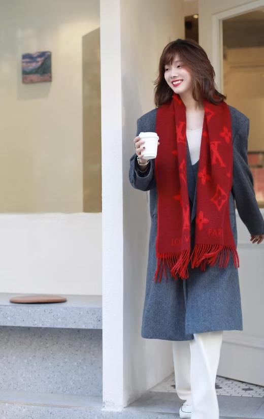 高档围巾礼盒装羊绒真丝超软糯亲肤围巾 商品图4