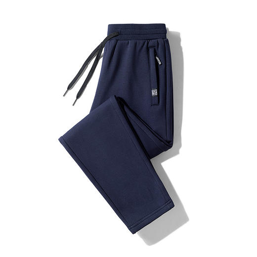 丁摩 春秋运动休闲裤男士纯棉男款卫裤秋季宽松裤子大码直筒长裤子男4ZF-708 商品图5