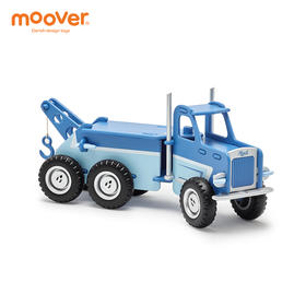 Moover 马克联名 条纹蓝色儿童滑步挂钩卡车 婴幼玩具 适合年龄1岁+ 丹麦玩具 885393
