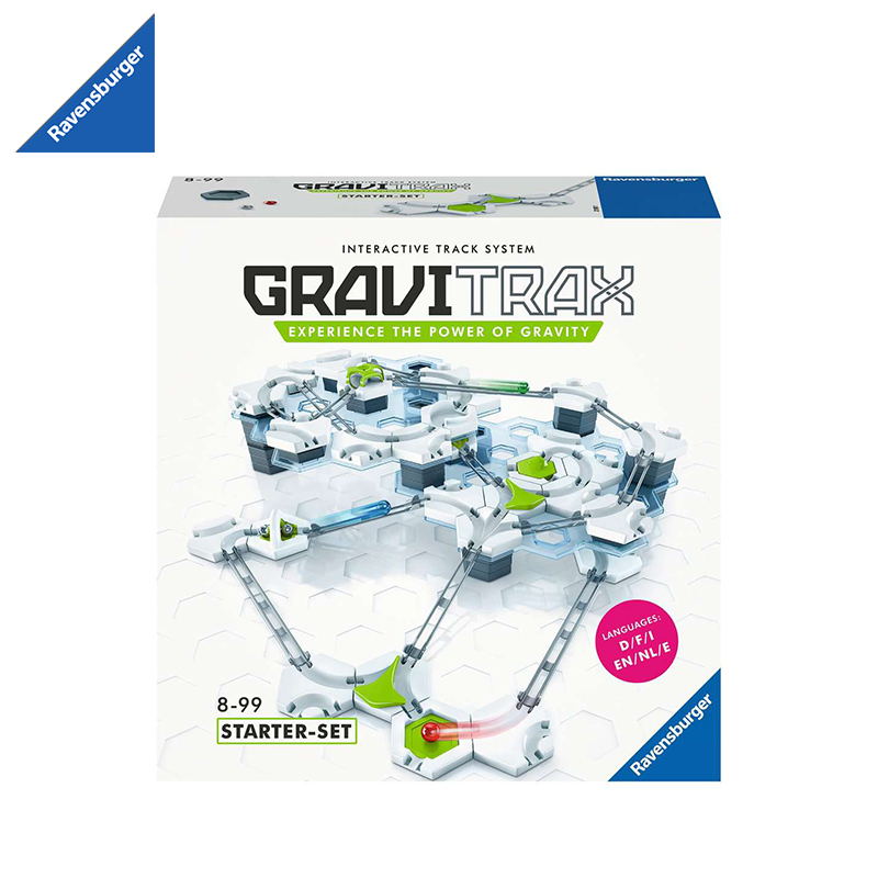 睿思GraviTrax 初始套装-基础版 重力轨道球 适合年龄6岁+ STEAM交互式轨道 益智玩具 自由组件 发挥想象力 -260874