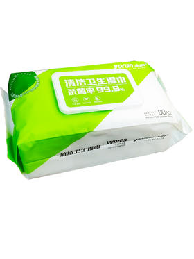 80片永润9.99%杀菌湿纸巾