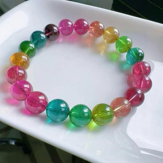 9mm-10mm单圈彩虹碧玺手串 商品图2